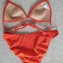 Orange Bikini size 12 top + size 14 bottoms Image 2