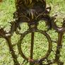 Antique Rococo  Brass Easel Back Picture Frame Image 10