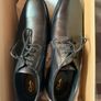Clarks Howard Walk Black Leather Shoes Image 3