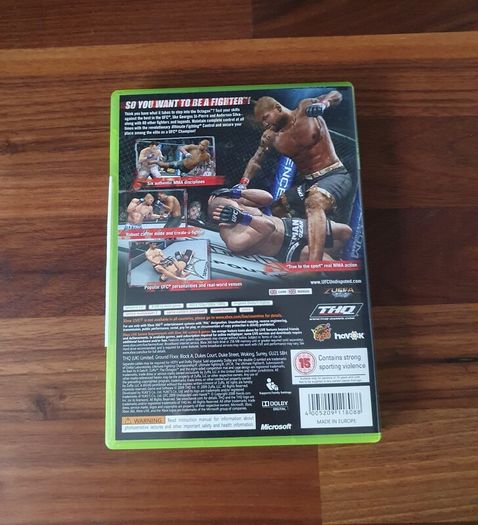 UFC Undisputed 2009 Xbox 360 No Manual