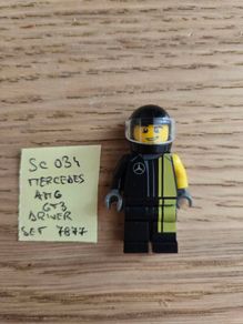 lego sc034 mercedes Amg GT3 driver, set 7877