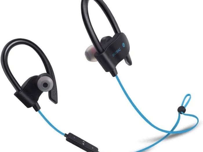 Blue Wireless Bluetooth Earbuds Earphones Headset for iPhone Samsung Xiaomi