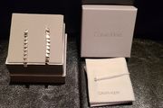Calvin Klein Tune Stainless Steel Swarovski Cube Earring