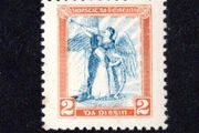 1922 Ireland Dollard 2d Blue &amp; Orange Bicolourd Essay fine mint with light toning