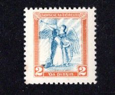 1922 Ireland Dollard 2d Blue & Orange Bicolourd Essay fine mint with light toning