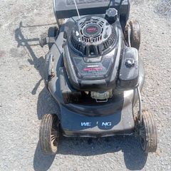 well bang self drive lawnmower