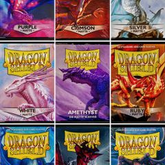Multiple Colours Available - 1x Pack of 100 Matte Dragon Shield Card Sleeves Pokemon MTG Magic Lorcana