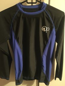 Girls Swim Wear Ocean Pacific/ OP Rash Guard Size XL/ Size 8-10