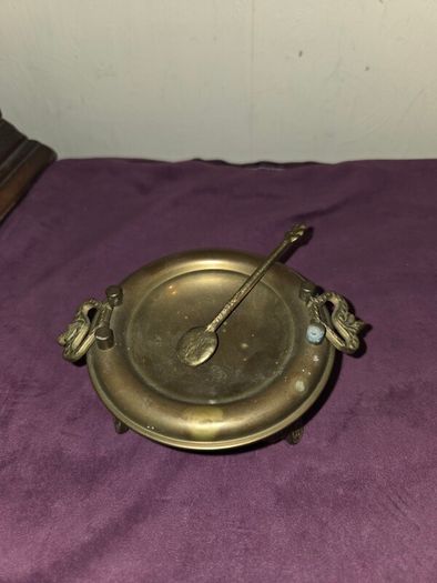 Vintage Brass Brazier