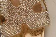 GIVANA bling sliders with perspex heel Sz 40 (Fit 6.5-7UK)