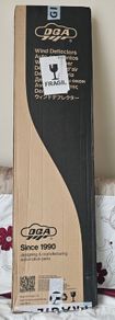 Wind deflector Toyota Aygo Mk1 3 door 2005 to 2013