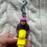McDonalds Madagascar 3 Sonya Bear & King Julien Motorbike Toy 2012 Used Please look at the pictures Image 3