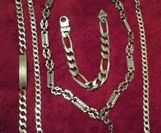 gold chains and bracelets