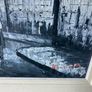 Paris city scene painting free postage Image 2