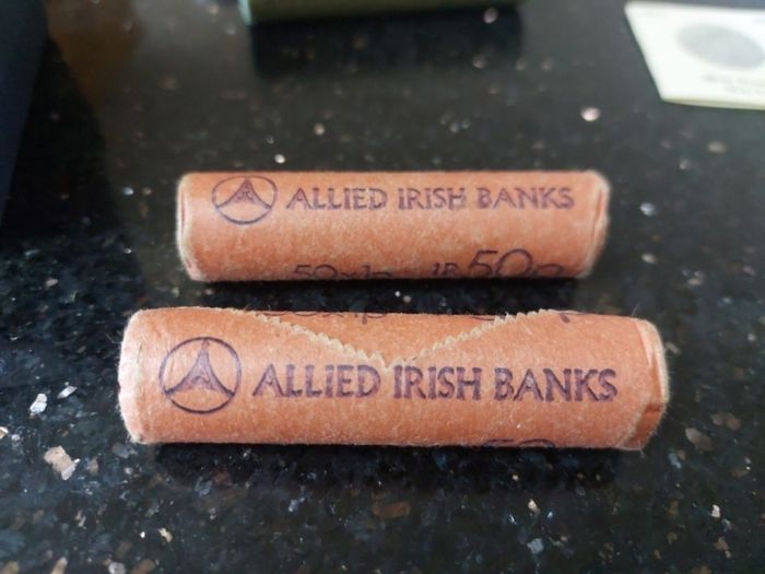 unc roll of penny's two rolls