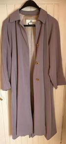 Aquascutum vintage trench coat 80's chic designer