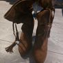 BN Tan mid calf boots Image 5