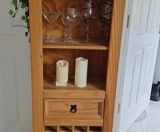 corona wine cabinet