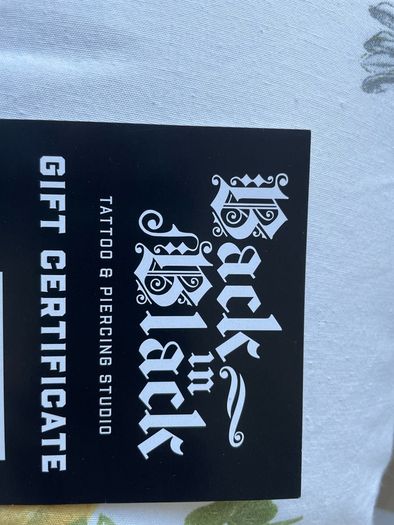 Tattoo voucher