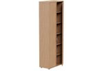 Lockable Bookcase H2210mm - 6 Levels - Beech