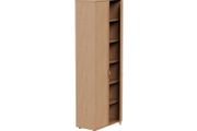 Lockable Bookcase H2210mm - 6 Levels - Beech