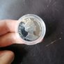 1993 Gibraltar Silver Proof 21 ECUS Coin Image 2