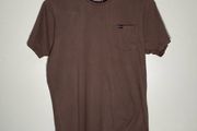 Diesel Mens Khaki Green Short Sleeve T-Shirt Size XL