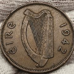 Ireland 1942 1/2d Halfpenny