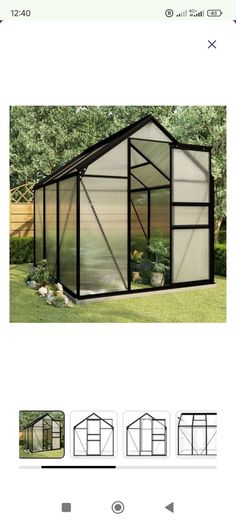 Aluminium greenhouse