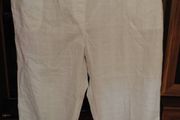 Bm white crop below the knee trousers size UK18 EU46 Postage included