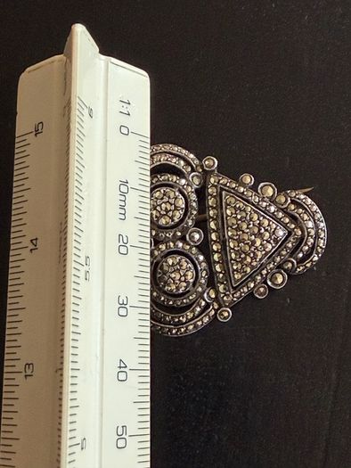 silver brooch