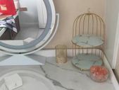 BRAND NEW Iron Art Nordic Style Bird Cage Rack Storage Holder