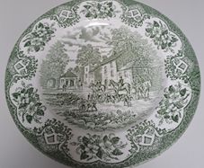 Vintage Staffordshire plate