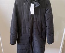 Calvin klein black 3/4 coat