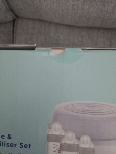 MAM microwave steriliser and bottle set