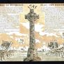 1995 Ireland 250th Anniversary of Battle of Fontenoy Stamps Joint Issue with Belgium Card with First Day Issue (FDI) pictorial cancel Image 2