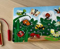 Melissa and Doug Magnetic Wooden Game Bug Catching