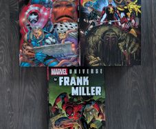 Lot of 3 Marvel Universe Omnibus Hardcovers Miller Claremont Byrne Liefeld