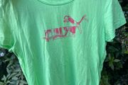Puma - green T-Shirt, UK12/ EU38
