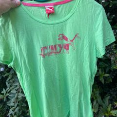 Puma - green T-Shirt, UK12/ EU38