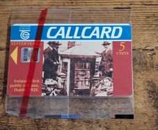 Ireland CallCard "First Public Call Box", mint in wrapper, 5/1995, 5 Units - free standard postage