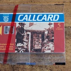 Ireland CallCard "First Public Call Box", mint in wrapper, 5/1995, 5 Units - free standard postage