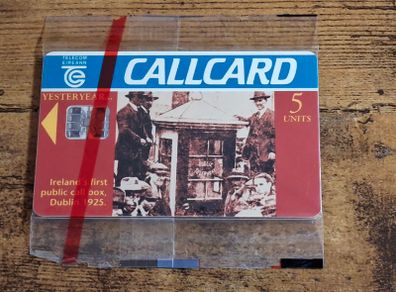 Ireland CallCard "First Public Call Box", mint in wrapper, 5/1995, 5 Units - free standard postage