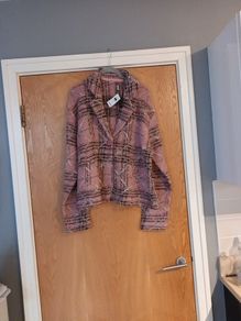 Dunnes  Stores  Check Jacket. S. 22-24. B.N.W.T