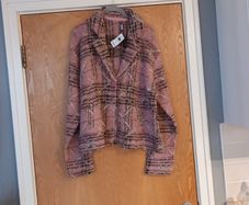 Dunnes  Stores  Check Jacket. S. 22-24. B.N.W.T