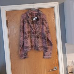 Dunnes  Stores  Check Jacket. S. 22-24. B.N.W.T