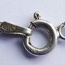 Vintage 925 Sterling Silver Necklace with Crystal-Embellished Pendant Image 4