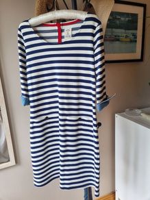 Dress ,Jules Navy stripe size 12