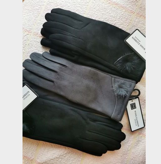 Classy Leather Look Gloves (new/with tags) - nice gift idea