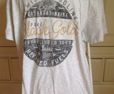 Cream / Grey Teeshirt Size L